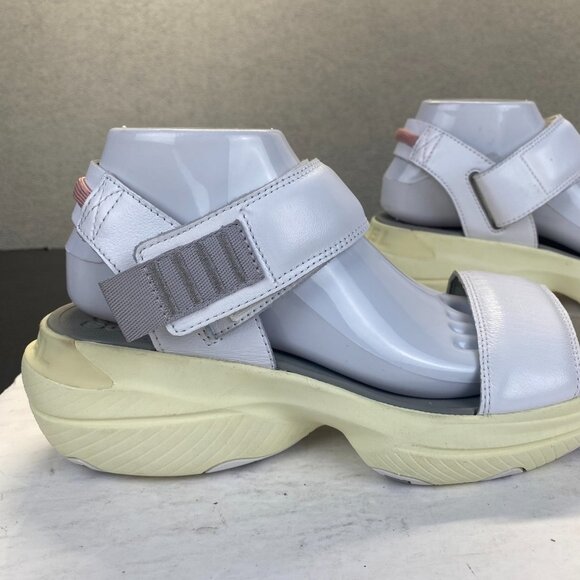 Sorel Explorer Blitz Stride Sandals White Bolt Hint NL4742-100 Women's Size 10 - Picture 10 of 14